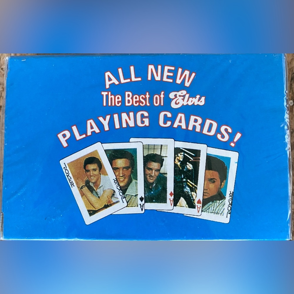 Unopened 1988 Elvis Playing Cards